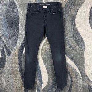 Levis Eco Line 531 Low Skinny Jeans Womens 6L W28 Faded Black Stretch Cotton